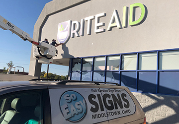 exterior business sign